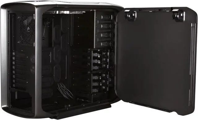 Alt view image 5 of 10 - Corsair Graphite Series 600T Black Steel / Plastic ATX Mid Tower Computer Case