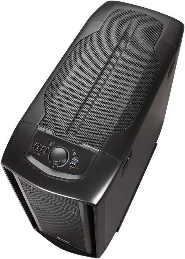 Alt view image 8 of 10 - Corsair Graphite Series 600T Black Steel / Plastic ATX Mid Tower Computer Case