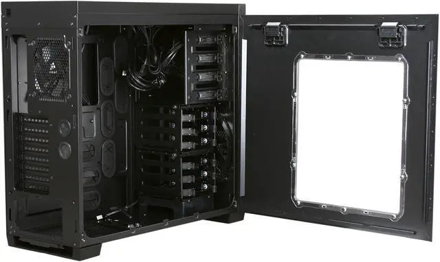 Alt view image 5 of 11 - Corsair Obsidian Series 650D Black Steel / Aluminum ATX Mid Tower Computer Case w/Side Panel Window