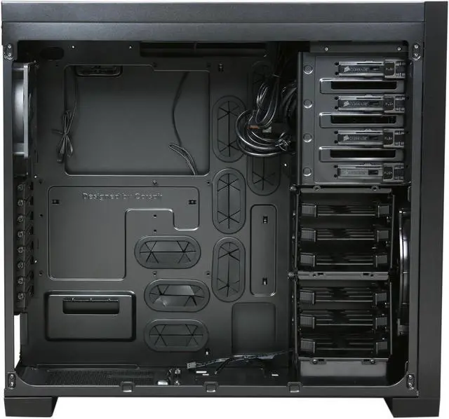 Alt view image 6 of 11 - Corsair Obsidian Series 650D Black Steel / Aluminum ATX Mid Tower Computer Case w/Side Panel Window