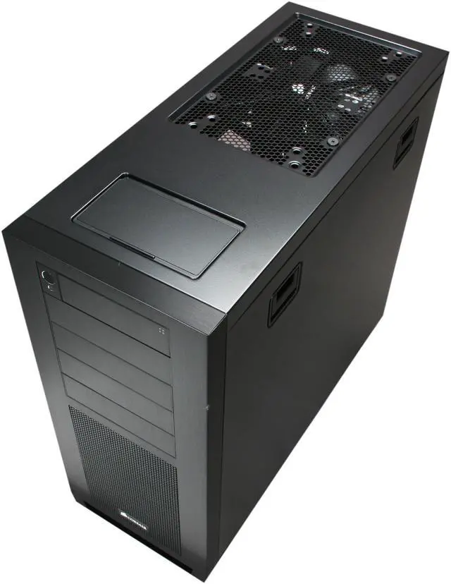 Alt view image 8 of 11 - Corsair Obsidian Series 650D Black Steel / Aluminum ATX Mid Tower Computer Case w/Side Panel Window