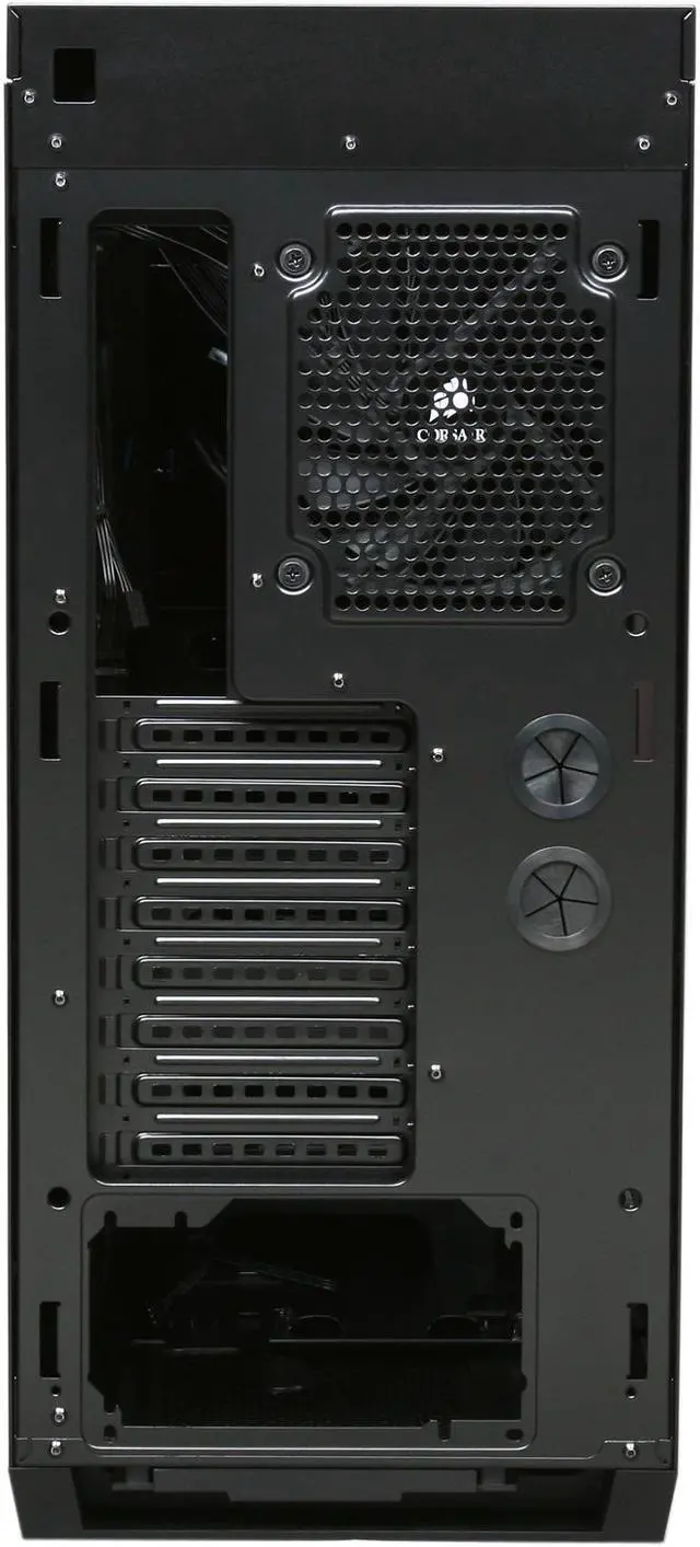 Alt view image 10 of 11 - Corsair Obsidian Series 650D Black Steel / Aluminum ATX Mid Tower Computer Case w/Side Panel Window