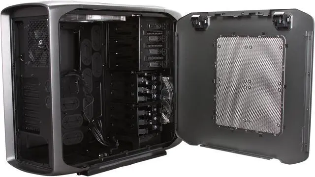 Alt view image 5 of 10 - Corsair Graphite Series 600T CC600TM Graphite Grey Mid-Tower Gaming Case
