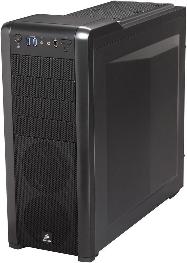 Alt view image 3 of 9 - Corsair Carbide Series 400R Graphite Grey and Black ATX Mid Tower Gaming Case
