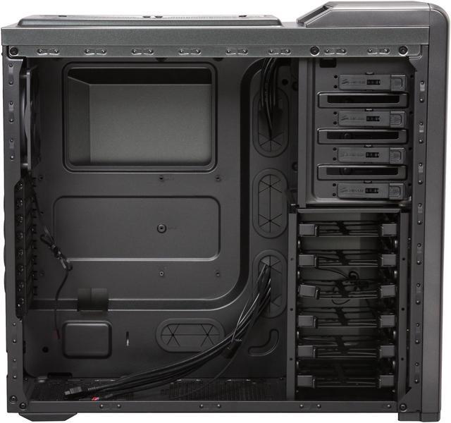 Alt view image 6 of 9 - Corsair Carbide Series 400R Graphite Grey and Black ATX Mid Tower Gaming Case