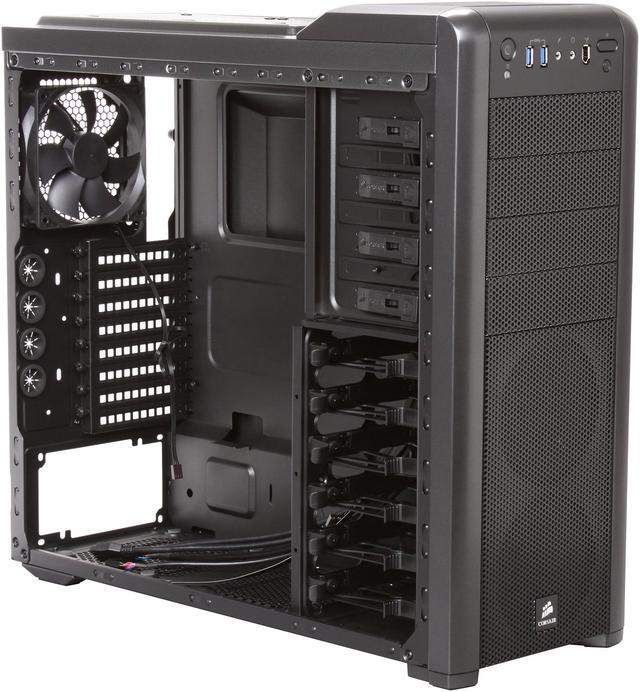 Alt view image 7 of 9 - Corsair Carbide Series 400R Graphite Grey and Black ATX Mid Tower Gaming Case