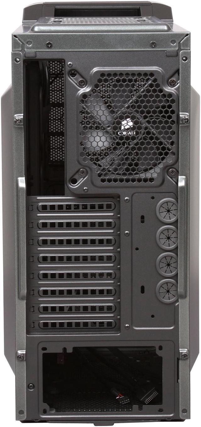 Alt view image 8 of 9 - Corsair Carbide Series 400R Graphite Grey and Black ATX Mid Tower Gaming Case
