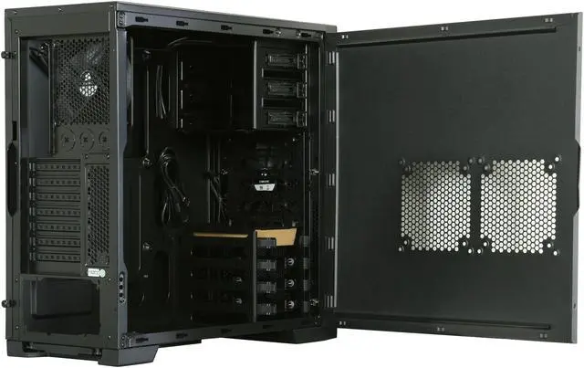 Alt view image 5 of 8 - Corsair Carbide Series 300R Black Steel / Plastic ATX Mid Tower Computer Case ATX (not included) Power Supply