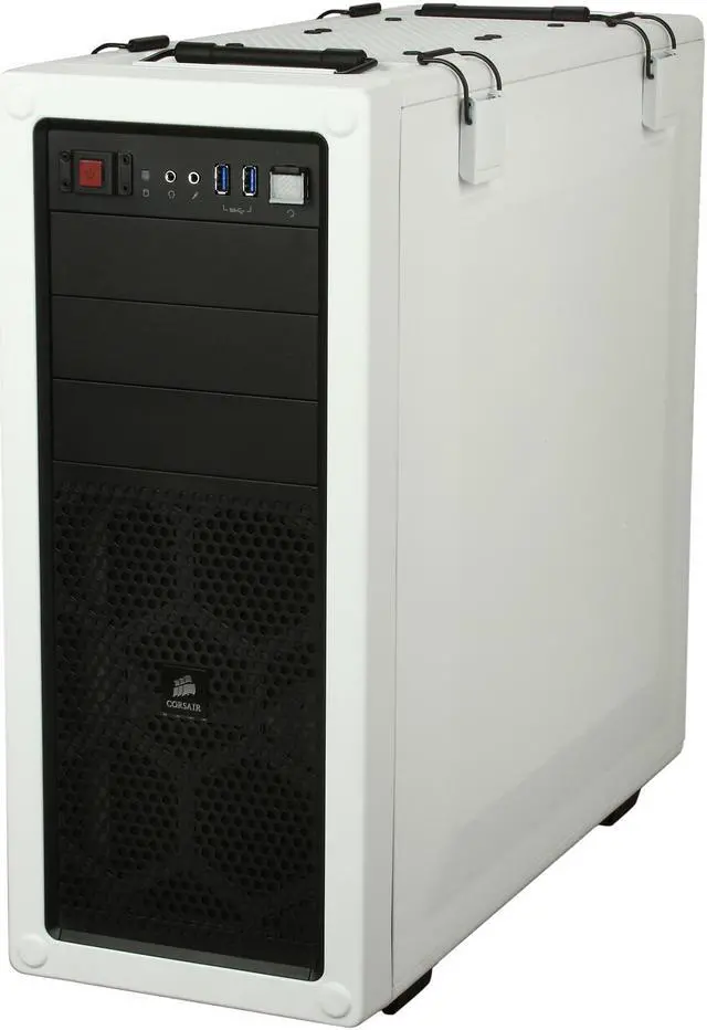 Alt view image 3 of 9 - Corsair Vengeance Series C70 Arctic White Steel ATX Mid Tower Computer Case