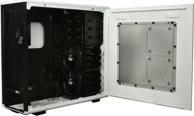 Alt view image 5 of 9 - Corsair Vengeance Series C70 Arctic White Steel ATX Mid Tower Computer Case