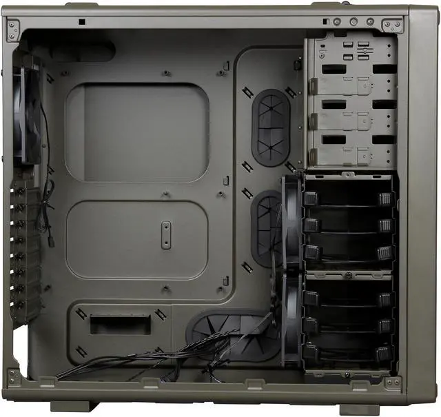 Alt view image 6 of 8 - Corsair Vengeance Series C70 Military Green Steel ATX Mid Tower Computer Case