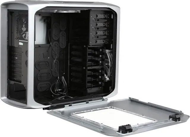 Alt view image 6 of 10 - Corsair Graphite Series 600T “Steel Silver” Steel / Plastic ATX Mid Tower Gaming Case