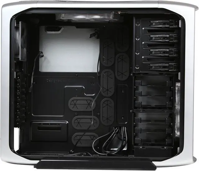 Alt view image 7 of 10 - Corsair Graphite Series 600T “Steel Silver” Steel / Plastic ATX Mid Tower Gaming Case