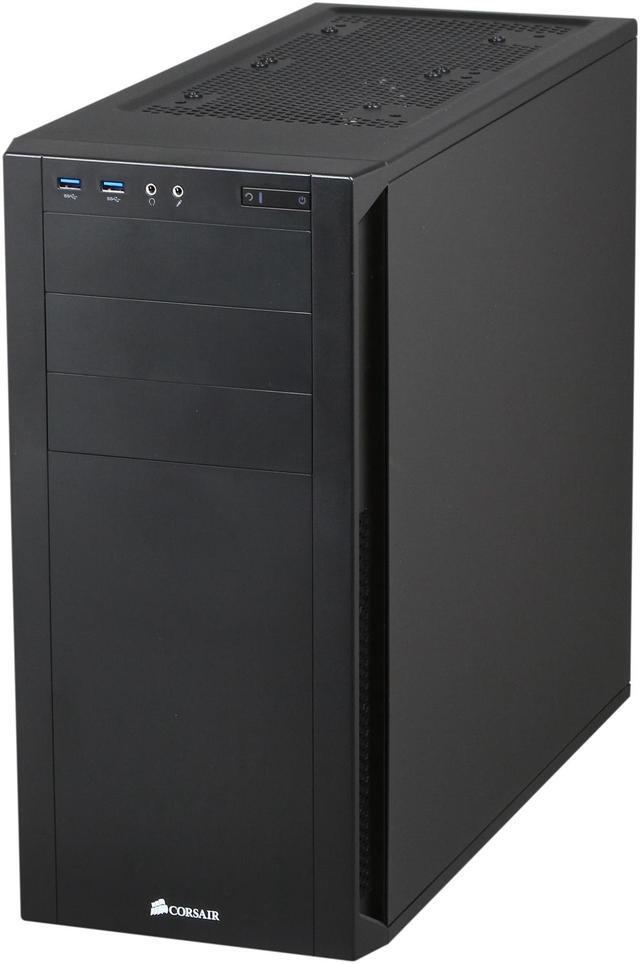 Alt view image 4 of 13 - Corsair Carbide Series 200R Black Steel / Plastic Compact ATX Mid Tower Case