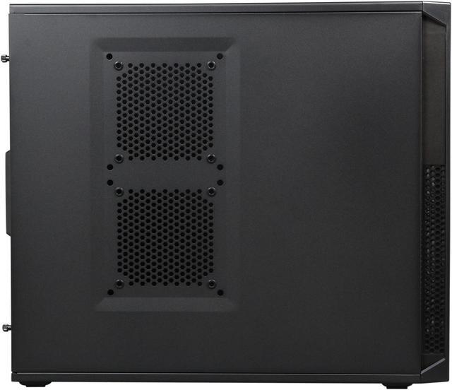 Alt view image 5 of 13 - Corsair Carbide Series 200R Black Steel / Plastic Compact ATX Mid Tower Case