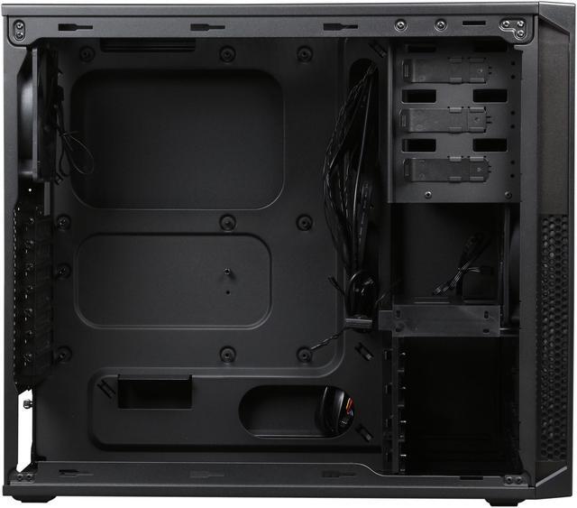 Alt view image 8 of 13 - Corsair Carbide Series 200R Black Steel / Plastic Compact ATX Mid Tower Case