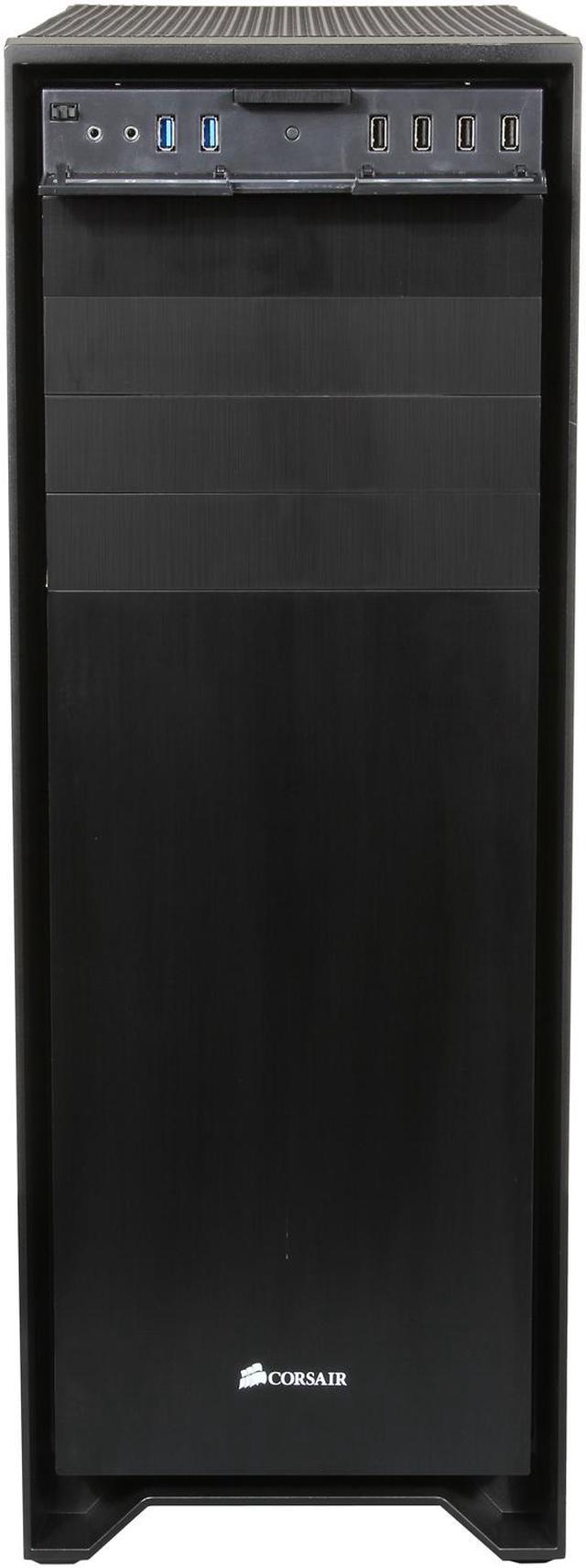 Alt view image 3 of 10 - Corsair Obsidian Series 900D (CC-9011022-WW) Black Brushed Aluminum and Steel ATX Super Tower Computer Case ATX (not included) Power Supply