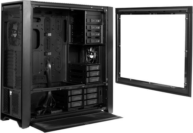 Alt view image 6 of 10 - Corsair Obsidian Series 900D (CC-9011022-WW) Black Brushed Aluminum and Steel ATX Super Tower Computer Case ATX (not included) Power Supply