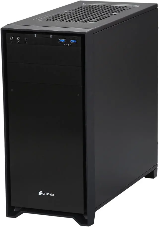 Alt view image 3 of 10 - Corsair Obsidian Series 350D CC-9011028-WW Black Aluminum / Steel MicroATX Case