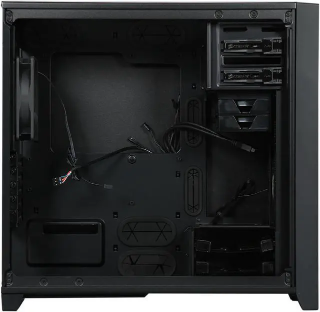 Alt view image 7 of 10 - Corsair Obsidian Series 350D CC-9011028-WW Black Aluminum / Steel MicroATX Case