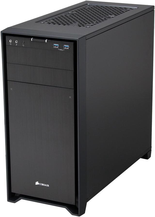 Alt view image 3 of 10 - Corsair Obsidian Series 350D CC-9011029-WW Black Aluminum / Steel MicroATX Case with Window