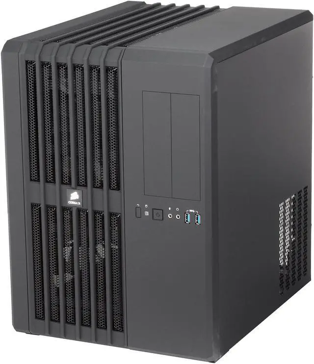 Alt view image 3 of 13 - Corsair Carbide Series Air 540 (CC-9011030-WW) Black Steel High Airflow ATX Cube Case Support ATX Power Supply