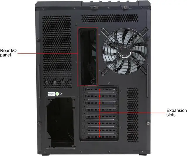 Alt view image 12 of 13 - Corsair Carbide Series Air 540 (CC-9011030-WW) Black Steel High Airflow ATX Cube Case Support ATX Power Supply