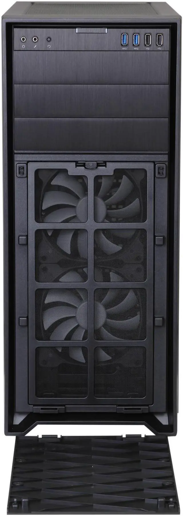 Alt view image 2 of 14 - Corsair Obsidian Series 750D CC-9011035-WW Black Brushed Aluminum and Steel ATX Full Tower Computer Case