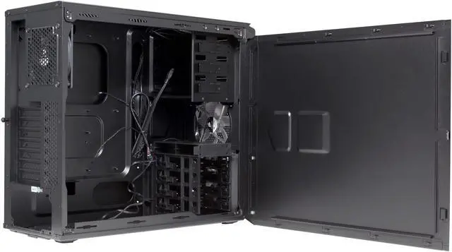 Alt view image 6 of 9 - Corsair Graphite Series 230T CC-9011036-WW Black ATX Mid Tower Computer Case Solid Black Side Panel