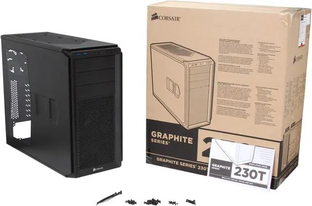Alt view image 8 of 8 - Corsair, Graphite Series 230T Windowed Compact Mid-Tower Case, CC-9011042-WW