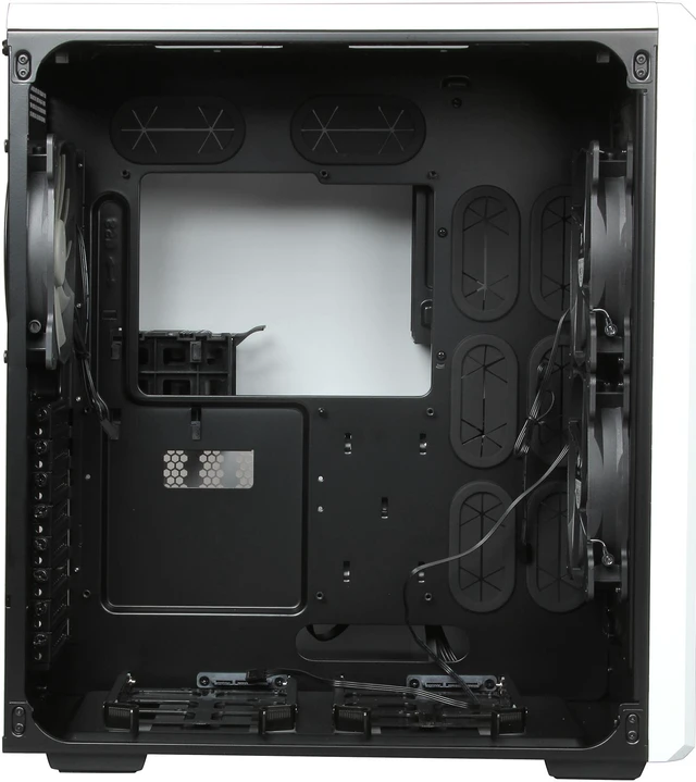 Alt view image 8 of 14 - Corsair Carbide Series Air 540 (CC-9011048-WW) Arctic White Steel High Airflow ATX Cube Case