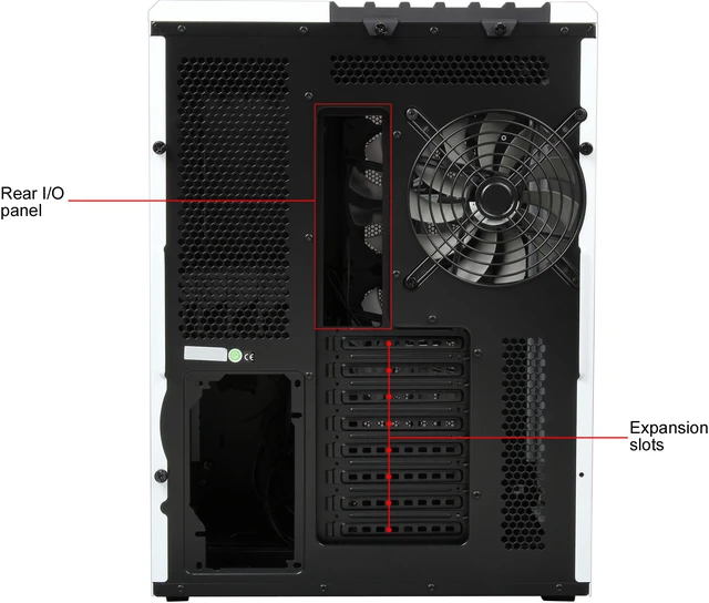 Alt view image 12 of 14 - Corsair Carbide Series Air 540 (CC-9011048-WW) Arctic White Steel High Airflow ATX Cube Case