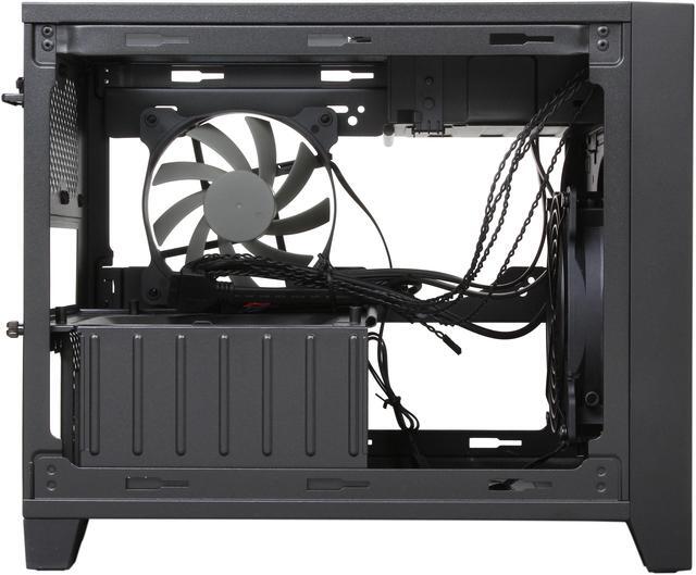 Alt view image 6 of 9 - Corsair Obsidian Series 250D (CC-9011047-WW) Black Brushed Aluminum and Steel Mini-ITX Computer Case ATX (not included) Power Supply