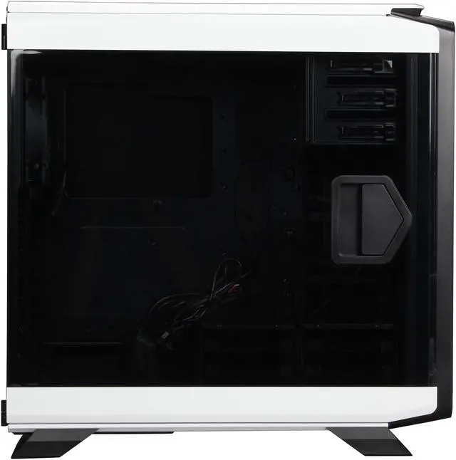 Alt view image 3 of 10 - Corsair Graphite Series 760T White Steel / Plastic ATX Full Tower Windowed Gaming Case with two 140mm white LED fans