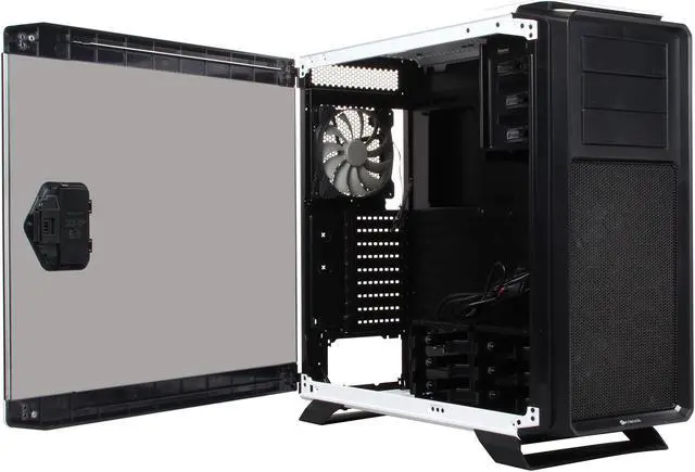 Alt view image 4 of 10 - Corsair Graphite Series 760T White Steel / Plastic ATX Full Tower Windowed Gaming Case with two 140mm white LED fans