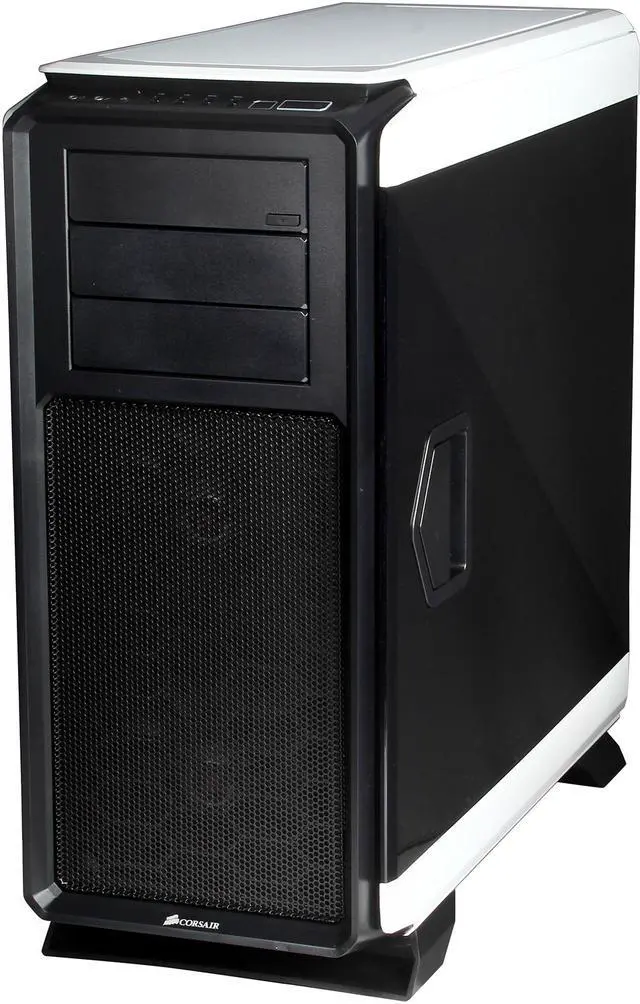 Alt view image 9 of 10 - Corsair Graphite Series 760T White Steel / Plastic ATX Full Tower Windowed Gaming Case with two 140mm white LED fans