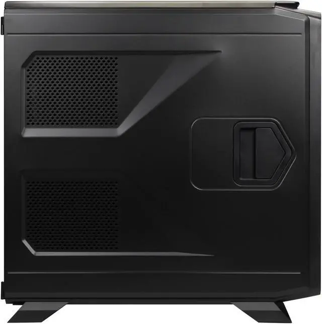 Alt view image 4 of 10 - Corsair Graphite Series 730T Black Steel / Plastic ATX Full Tower Gaming Case with Two 140mm Red LED Fans