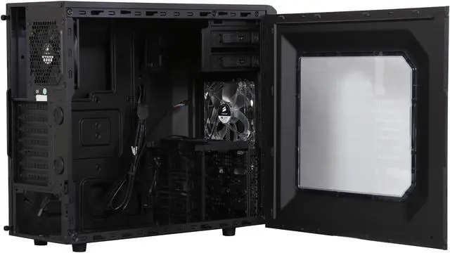 Alt view image 5 of 9 - Corsair Carbide Series SPEC-03 Black Steel / Plastic ATX Mid Tower Gaming Case