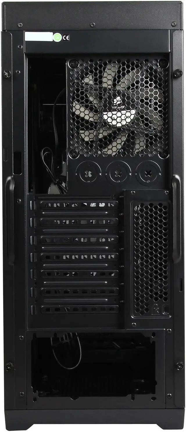 Alt view image 11 of 12 - Corsair Obsidian Series 450D Black Brushed Aluminum and Steel ATX Mid Tower Gaming Computer Case