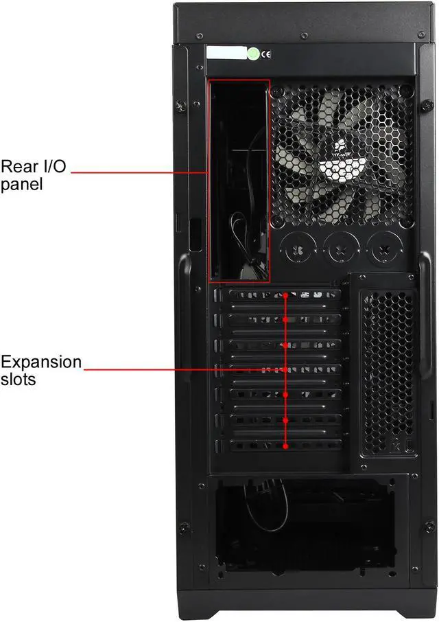 Alt view image 12 of 12 - Corsair Obsidian Series 450D Black Brushed Aluminum and Steel ATX Mid Tower Gaming Computer Case