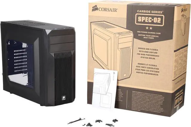 Alt view image 10 of 9 - Corsair Carbide Series SPEC-02 Mid-Tower Gaming Case