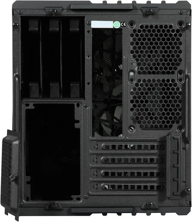 Alt view image 7 of 10 - Corsair Carbide Series Air 240 CC-9011070-WW Black Steel Micro ATX / Mini-ITX Air 240 High Airflow MicroATX and Mini-ITX PC Case