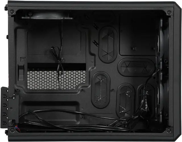 Alt view image 9 of 10 - Corsair Carbide Series Air 240 CC-9011070-WW Black Steel Micro ATX / Mini-ITX Air 240 High Airflow MicroATX and Mini-ITX PC Case