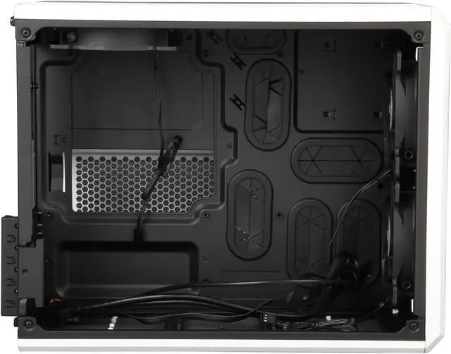 Alt view image 7 of 9 - Corsair Carbide Series Air 240 (CC-9011069-WW) Arctic White Steel Micro ATX Mid Tower Air 240 High Airflow MicroATX and Mini-ITX PC Case ATX (not included) Power Supply