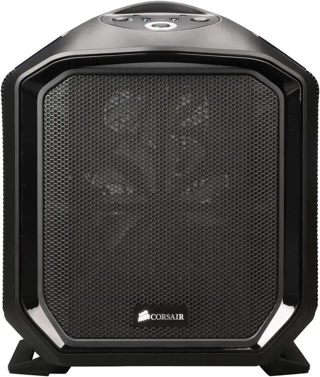 Alt view image 2 of 10 - Corsair Graphite Series CC-9011061-WW Black Steel / Plastic Mini-ITX 380T Portable Mini ITX Case