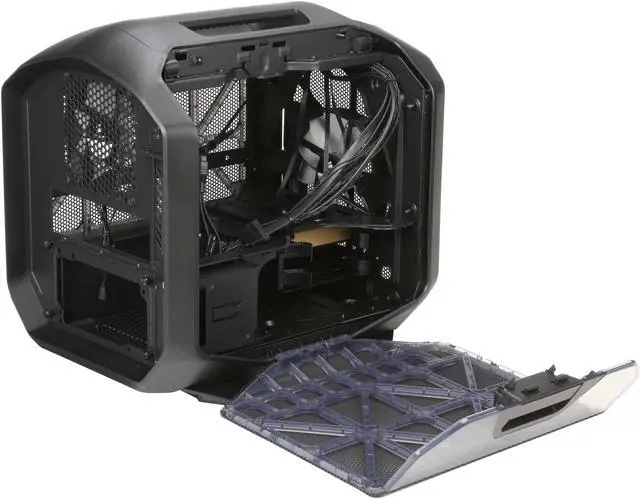 Alt view image 5 of 10 - Corsair Graphite Series CC-9011061-WW Black Steel / Plastic Mini-ITX 380T Portable Mini ITX Case
