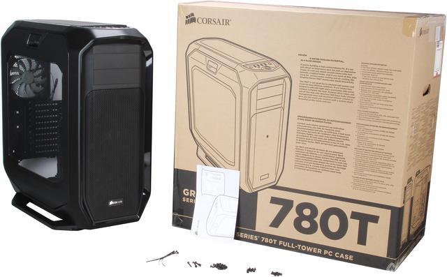 Alt view image 10 of 9 - Corsair Graphite Series 780T (CC-9011063-WW) Black Steel ATX Full Tower PC Case ATX (not included) Power Supply