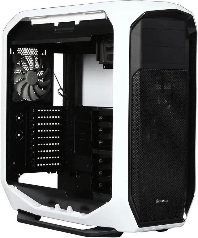Alt view image 7 of 9 - Corsair Graphite Series 780T (CC-9011059-WW) Black / White Steel ATX Full Tower 780T Full Tower PC Case ATX (not included) Power Supply
