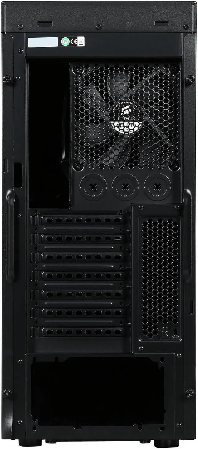 Alt view image 8 of 9 - Corsair Carbide Series 330R Blackout Edition CC-9011076-WW  Black Steel, Aluminum, and Plastic ATX Mid-Tower Computer Case