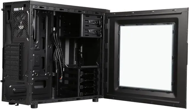 Alt view image 6 of 13 - Corsair Carbide Series 100R CC-9011075-WW Black Steel ATX Mid Tower Computer Case